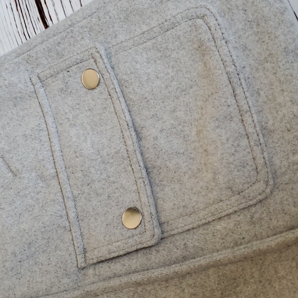 🆕️ GAP GIRLS GREY WOOL COAT 🤍 - Picture 3 of 10